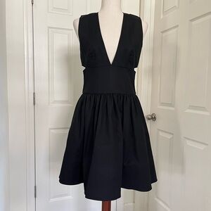 Banana Republic Anisa Cut-Out Mini Dress Black Size 6